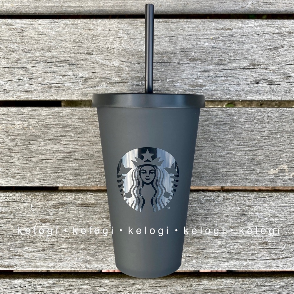 🖤LAST FEW🖤Starbucks Velvet Matte Black Tumbler - Picture 4 of 8